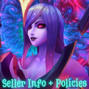 Seller Info + Shop Policies